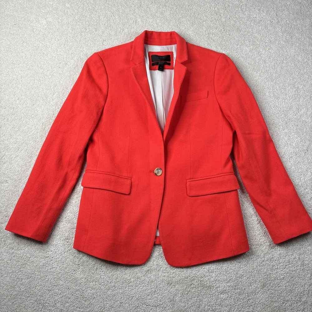 J. Crew Vibrant Red Suit Jacket
